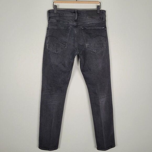 G-Star Raw 3301 Size 32 Straight Tapered Jeans Stretch Black - Picture 2 of 12